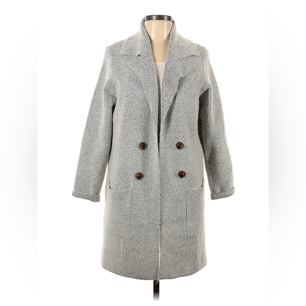 Pink clover Grey Coatigan - small